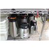 Image 2 : PLASTIC STORAGE INSERTS AND STAINLESS STEEL COFFEE CARAFES