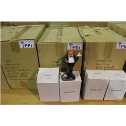 BOX OF STANDING BUTLER WINE BOTTLE HOLDERS