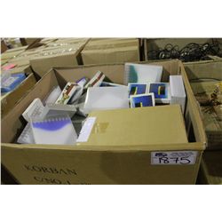 BOX OF ASSORTED OFFICE SUPPLIES