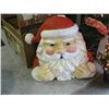 Image 1 : LARGE PAPER MACHE SANTA CLAUS HEAD HOLIDAY PROP
