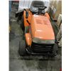 Image 1 : HUSQVARNA MODEL YTH150 RIDE ON LAWN TRACTOR COMPLETE WITH MOWER ATTACHEMENT  - NO KEY