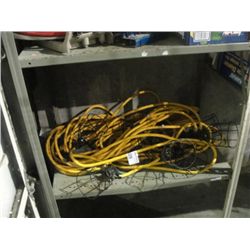 HEAVY DUTY ELECTRICAL LIGHTING LINE WITH METAL BASKET LIGHT PROTECTORS