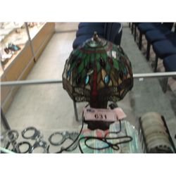 LEADED STAINED GLASS TIFFANY STYLE TABLE LAMP