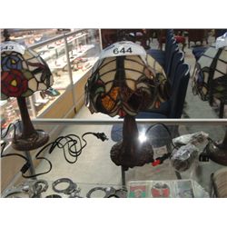 LEADED STAINED GLASS TIFFANY STYLE TABLE LAMP