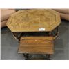 Image 1 : OAK WITH PARKAY TOP COFFEE TABLE AND SMALL OAK COFFEE TABLE