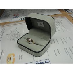 10K GOLD AND DIAMOND RING (0.03CARAT) APPRAISED FOR $799