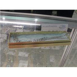 MANS 22" SILVER CLAD NECKLACE - LINK STYLE