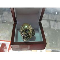 BIKERS SOLID BRONZE SOVIET UNION LENON RING