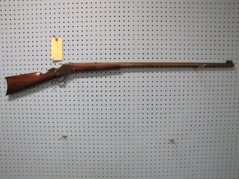 WINCHESTER, 1885, 3220, HIGHWALL TARGET GUN, 3, DOUBLE PEEPSIGHTS