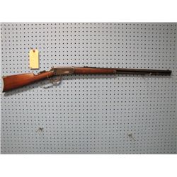 WINCHESTER, 1894, 38-55 RIFLE, REAR PEEP, BUCKHORN, LOW SERIAL NO, SER # 52XXX; DATE OF MANUFACTURE 