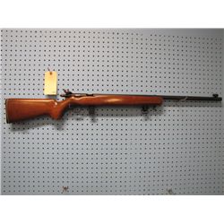 MOSSBERT, MODEL 144LSB, .22 L.R. ONLY, BOLT ACTION, CLIP, BULL BARREL, PEEP SIGHTS