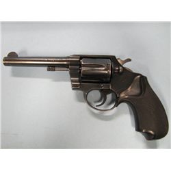 RESTRICTED: COLT, OFFICIAL POLICE; .38 REVOLVER; SER #b38229; BARRELL LENGTH 4 3/4"