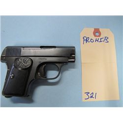 PROHIBITED HANDGUN:  Fabrique Nationale, 1906, 6.35mm, Semi Auto, Browning's Patent