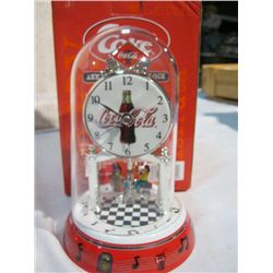 Coca Cola Anniversary Clock 7.5 
