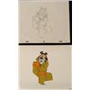 Image 1 : Trench Coat Tony The Tiger Cel Drawing Orig Animation