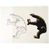 Image 2 : Original Crashing Down Herculoids Drawing Animation Cel