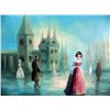 Image 2 : Art Oil on Board Framed Pink Lady
