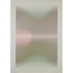 Audrey Grendahl Kuhn Signed Print Blue Mountain Lake 2