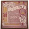 Image 1 : Mother and Dad US Army Camp Chaffee WWII Woven Cloth