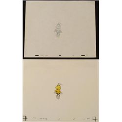 Laughing Buzz Original Cel Animation Drawing Cheerios