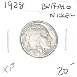 1928 BUFFALO NICKEL RED BOOK VALUE $20.00+ *NICE EARLY EXTRA FINE GRADE*!! BUFFALO NICKEL CAME OUT O