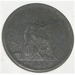 1867 GREAT BRITAIN *EXTREMELY RARE KEY DATE* ONE PENNY COIN!! COIN CAME OUT OF SAFE!!