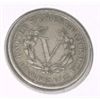 Image 2 : 1883 W/OUT CENTS *1ST YEAR* LIBERTY "V" NICKEL *RARE AU HIGH GRADE* RED BOOK VALUE IS $30.00+!!