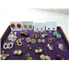 Image 3 : 36 ASSORTED VINTAGE CLIP ON EARRINGS
