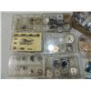Image 2 : BOX LOT ASSSORTED WATCH REPAIR FACES & PARTS