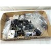 Image 1 : BOX LOT ASSORTED BATTERY OPERATED CLOCK MOVEMENTS