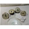Image 2 : LOT 8 ASSORTED CLOCK FACES AND PARTS