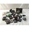 Image 1 : BOX LOT ASSORTED CLOCK MOVEMENT PARTS