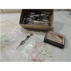 BOX LOT ASSORTED CLOCK HANDS