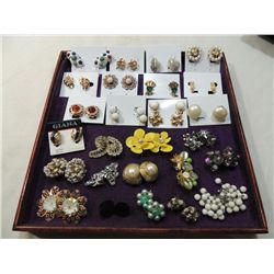 25+ ASSORTED CLIP ON EARRINGS