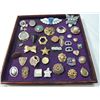 Image 1 : 35+ ASSORTED BOTTON COVERS & SCARF HOLDER