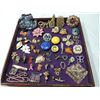 Image 1 : 35+ ASSORTED DECORATIVE PINS