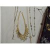 Image 2 : BOX LOT ASSORTED NECKLACES & CLASSES CHAINS
