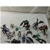 Image 2 : BOX LOT ASSORTED ACTION FIGURE TOYS & VILLIANS