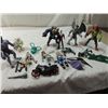 Image 4 : BOX LOT ASSORTED ACTION FIGURE TOYS & VILLIANS