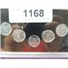 Image 2 : 1943 STEEL CENTS WARTIME EMERCANCY ISSUE SET
