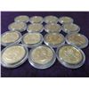 Image 2 : LOT 15 GOLD PLATED STATE QUARTERS