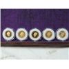 Image 1 : LOT 5 GOLD FOUR DOLLAR COIN COPIES
