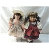 Image 1 : LOT 2 ZASAN PORCELAIN DOLLS