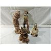 Image 1 : LOT 4 DECORATIVE CLOWN FIGURINES