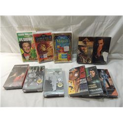 LOT 11 ASSORTED NEW VHS TAPES