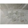 Image 2 : LOT 8 ASSORTED CRYSTAL VASES & CANDLE HOLDERS