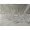 Image 3 : LOT 8 ASSORTED CRYSTAL VASES & CANDLE HOLDERS