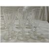 Image 4 : LOT 20 CANDLEWICK  WINE GLASSES