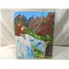 Image 1 : ORIGINAL SIGNED PAINTING OF JESUS IN FIELD