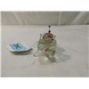 Image 2 : SMALL GLASS BLOWN PIN CUSHION CAT